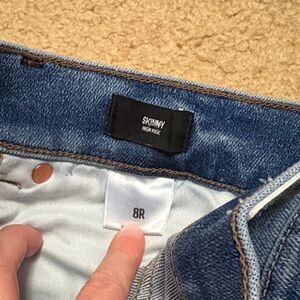 Express Women's Skinny Jeans - Blue